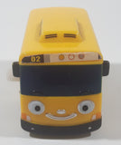 Tayo YoungJin School Bus 02 Yellow Wind Up Plastic Toy Car Vehicle