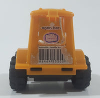 Bubble Mania Bubble Dozer Yellow Plastic Toy Car Candy Vehicle Missing Shovel