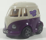 KidsMania Happy Van Purple Bus Plastic Pull Back Toy Car Candy Vehicle