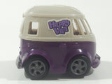 KidsMania Happy Van Purple Bus Plastic Pull Back Toy Car Candy Vehicle