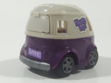 KidsMania Happy Van Purple Bus Plastic Pull Back Toy Car Candy Vehicle