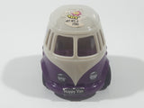 KidsMania Happy Van Purple Bus Plastic Pull Back Toy Car Candy Vehicle