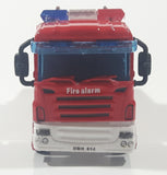 Fire Alarm Rescue Fire Engine Truck Red Plastic Die Cast Toy Car Vehicle