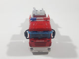 Fire Alarm Rescue Fire Engine Truck Red Plastic Die Cast Toy Car Vehicle