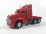 Dickie Toys Semi Tractor Truck Red Plastic Die Cast Toy Car Vehicle