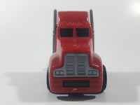 Dickie Toys Semi Tractor Truck Red Plastic Die Cast Toy Car Vehicle