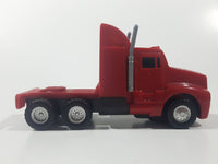 Dickie Toys Semi Tractor Truck Red Plastic Die Cast Toy Car Vehicle