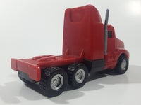 Dickie Toys Semi Tractor Truck Red Plastic Die Cast Toy Car Vehicle