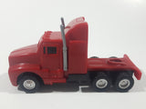 Dickie Toys Semi Tractor Truck Red Plastic Die Cast Toy Car Vehicle