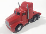 Dickie Toys Semi Tractor Truck Red Plastic Die Cast Toy Car Vehicle