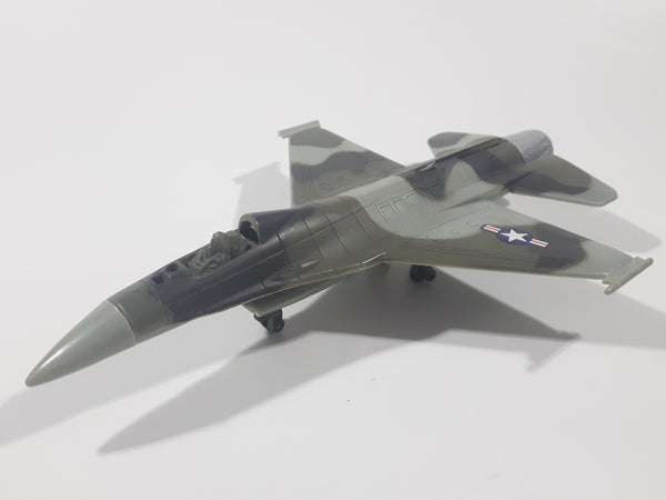 F-16 Fighting Falcon Plastic 7 3/4" Long Toy Fighter Jet Airplane