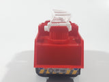 Greenbrier Turbo Fire Ladder Truck Red 4 1/2" Long Push and Go Plastic Toy Car Vehicle