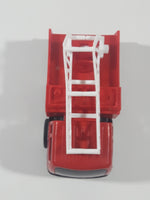 Greenbrier Turbo Fire Ladder Truck Red 4 1/2" Long Push and Go Plastic Toy Car Vehicle