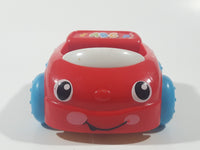 2013 Mattel Fisher Price Laugh and Learn Puppy's Learning Car ABC Red 4 3/4" Long Plastic Toy Car Vehicle