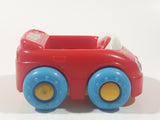 2013 Mattel Fisher Price Laugh and Learn Puppy's Learning Car ABC Red 4 3/4" Long Plastic Toy Car Vehicle