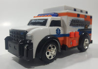 Toy State Road Rippers Ambulance #17 White 5 1/4" Long Plastic Toy Car Vehicle with Lights and Sound