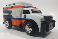 Toy State Road Rippers Ambulance #17 White 5 1/4" Long Plastic Toy Car Vehicle with Lights and Sound