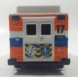 Toy State Road Rippers Ambulance #17 White 5 1/4" Long Plastic Toy Car Vehicle with Lights and Sound