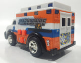 Toy State Road Rippers Ambulance #17 White 5 1/4" Long Plastic Toy Car Vehicle with Lights and Sound