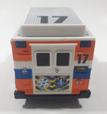 Toy State Road Rippers Ambulance #17 White 5 1/4" Long Plastic Toy Car Vehicle with Lights and Sound