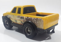 2011 FunRise Tonka Hasbro Off-Road Adventure Pickup Truck Yellow 8" Long Plastic Toy Car Vehicle #50254