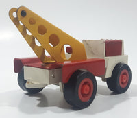 Vintage 1970s Kosto Tow Truck 3 1/2" Long Plastic and Pressed Steel Die Cast Toy Car Vehicle Made in Mauritius