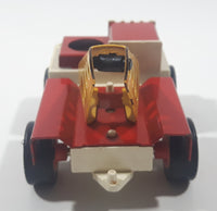 Vintage 1970s Kosto Tow Truck 3 1/2" Long Plastic and Pressed Steel Die Cast Toy Car Vehicle Made in Mauritius