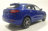 Welly No. 24078 Maserati Levante Blue 7 1/2" Long Die Cast Toy Car Vehicle