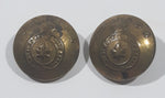 WWII Canadian Military General Service 5/8" Brass Button W.E. Clark Toronto Set of 2