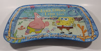 2003 Viacom Nickelodeon SpongeBob SquarePants SpongeBob LooLoo Pants Hail The Magic Conch! Patrick Star Blowing Bubbles Loo Looo Loo Loo Loo Folding Metal Lunch TV Tray