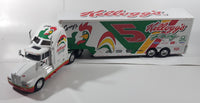 1996 Scaletech Limited Edition 1 of 1000 ﻿Kellogg's Racing Semi Tractor Truck and Trailer NASCAR #5 Terry Labonte Corn Flakes Corny Mascot White 1/24 Scale Large 29 1/2" Long Die Cast Toy Car Vehicle