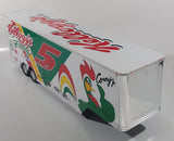 1996 Scaletech Limited Edition 1 of 1000 ﻿Kellogg's Racing Semi Tractor Truck and Trailer NASCAR #5 Terry Labonte Corn Flakes Corny Mascot White 1/24 Scale Large 29 1/2" Long Die Cast Toy Car Vehicle