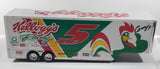 1996 Scaletech Limited Edition 1 of 1000 ﻿Kellogg's Racing Semi Tractor Truck and Trailer NASCAR #5 Terry Labonte Corn Flakes Corny Mascot White 1/24 Scale Large 29 1/2" Long Die Cast Toy Car Vehicle