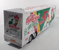 1996 Scaletech Limited Edition 1 of 1000 ﻿Kellogg's Racing Semi Tractor Truck and Trailer NASCAR #5 Terry Labonte Corn Flakes Corny Mascot White 1/24 Scale Large 29 1/2" Long Die Cast Toy Car Vehicle