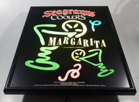 Seagram's Coolers Margarita Flavored Cooler 16 1/4" x 20 1/4" Illuminated Light Up Sign