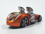 2006 Hot Wheels Big Blocks Twin Mill Hardnoze Metallic Orange Die Cast Toy Race Car Vehicle