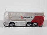 Realtoy Qantas Airline Double Decker Coach Bus White and Red Die Cast Toy Car Vehicle