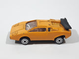 Vintage Zee Toys Dyna Wheels D51 Lamborghini Countach Yellow Die Cast Toy Car Vehicle