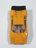 Vintage Zee Toys Dyna Wheels D51 Lamborghini Countach Yellow Die Cast Toy Car Vehicle
