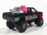 1991 Hot Wheels Nissan Hardbody Truck Black Die Cast Toy Car Vehicle