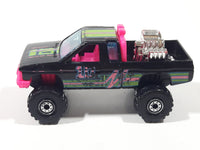 1991 Hot Wheels Nissan Hardbody Truck Black Die Cast Toy Car Vehicle