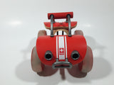 Hape E-Offroader Dune Buggy Red with White Stripes 7" Long Bamboo Wooden Toy Car Vehicle