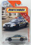 2019 Matchbox MBX Rescue '06 Ford Crown Victoria Police Metalflake Grey Die Cast Toy Car Vehicle New in Package