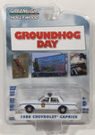 2019 Greenlight Hollywood Collectibles Series 26 Groundhog Day 1980 Chevrolet Caprice Police White 1:64 Scale Die Cast Toy Car New in Package