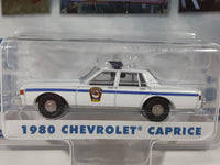 2019 Greenlight Hollywood Collectibles Series 26 Groundhog Day 1980 Chevrolet Caprice Police White 1:64 Scale Die Cast Toy Car New in Package