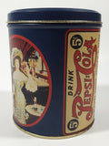 1988 Pepsico Drink Pepsi Cola A Nickel Drink Worth A Dime 3 1/2" Tall Tin Metal Canister