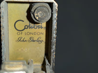 Vintage Colibri Of London John Sterling 2 1/2" Tall Gold Plated Gas Lighter