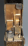 Vintage Cosmic 2 3/8" Tall Gold Plated Gas Lighter