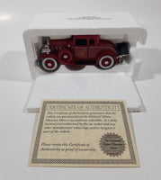 National Motor Museum Mint 1932 Chevy Roadster Fire Chief Car Red Die Cast Toy Car Vehicle with COA