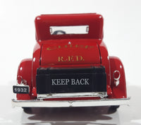 National Motor Museum Mint 1932 Chevy Roadster Fire Chief Car Red Die Cast Toy Car Vehicle with COA